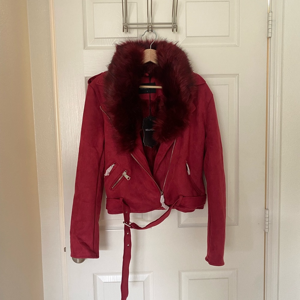 NEW Bellivera Suede Coat